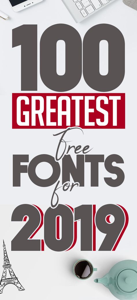 100 Greatest Free Fonts for 2019 Text Design Ideas, Logo Text Design, Cable Organization, Numbers Tattoo, Fonts Ideas, Best Serif Fonts, Font Love, Web Design Blog, Free Calligraphy Fonts