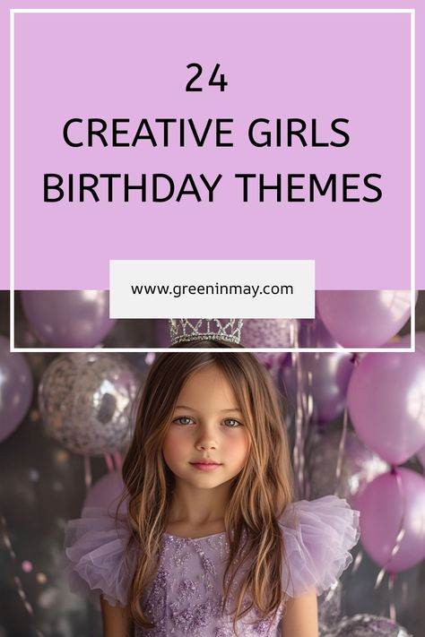 Make her birthday one to remember. Explore 24 girls birthday party ideas packed with creativity and fun. From enchanting kids party themes to playful girl party themes, this list has the best ideas to help you plan a magical and stress-free event for your little one. Girl Birthday Party Ideas 9 Year, Birthday Party Ideas 8 Girl, 7th Birthday Theme Girl Party Ideas, 8th Birthday Theme Girl, Girls 8th Birthday Party Themes, 7th Birthday Girl Ideas Theme, 7th Birthday Party For Girls Themes, 8th Birthday Party Girl, Girl Party Themes