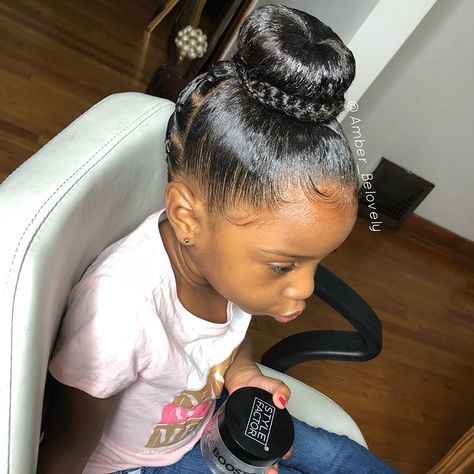 Wedding Hairstyles For Black Kids, Kids Updo Hairstyles Black, Flower Girls Hairstyles Black Kids, Black Flower Girl Hairstyles, Flower Girl Hairstyles Black Kids, Jazz Hairstyles, Recital Hairstyles, Kids Updo Hairstyles, Ballerina Hairstyles