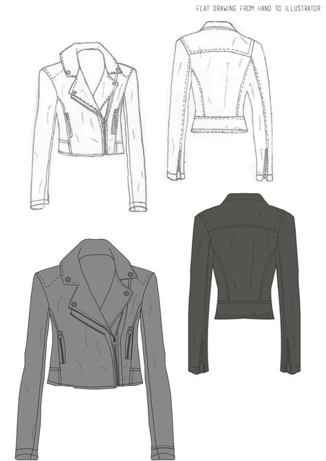 How To Draw Leather Jacket, Draw Leather Jacket, Leather Jacket Sketch Drawing, How To Draw A Leather Jacket, Leather Jacket Drawing Reference, Anime Leather Jacket Drawing, Jacket Design Sketch, Anime Leather Jacket, Leather Jacket Sketch