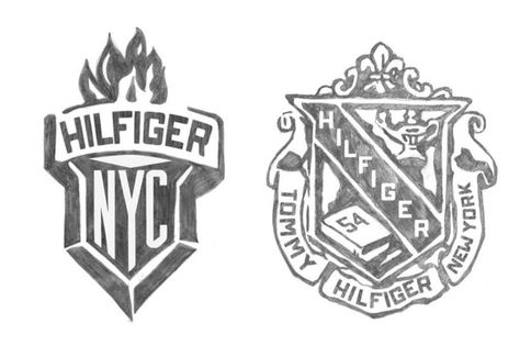 Hilfiger Collegiate Sketches by Glenn Wolk, via Behance Collegiate Aesthetic, Collegiate Design, Wizards Logo, Small Chest Tattoos, Graphic Design Portfolio Inspiration, Stadium Design, Shirt Design Inspiration, Pencil Sketches, Cover Art Design