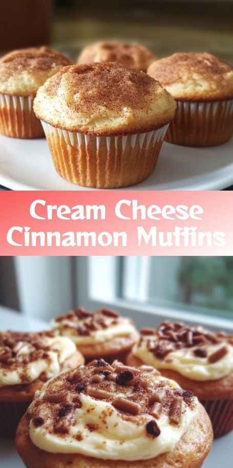 Gooey Cinnamon Cream Cheese Muffins Recipe Pin Description: Indulge in the cozy aroma and decadent flavor of these Gooey Cinnamon Cream Cheese Muffins. With a creamy surprise hidden inside, these muffins are perfect for breakfast or a sweet snack. Try this easy-to-follow recipe and treat yourself to a delightful baking experience. #cinnamonmuffins #muffinrecipe #fallrecipes #comfortfood #treatyourself #bakefromscratch #foodie #bakinglove #sweettooth Cinnamon Cream Cheese Muffins, Muffin Recipes Cinnamon, Sour Cream Muffins, Cinnamon Cheesecake, Cheesecake Muffins, Cinnamon Cream Cheese, Cozy Morning, Make Cream Cheese, Cream Cheese Muffins