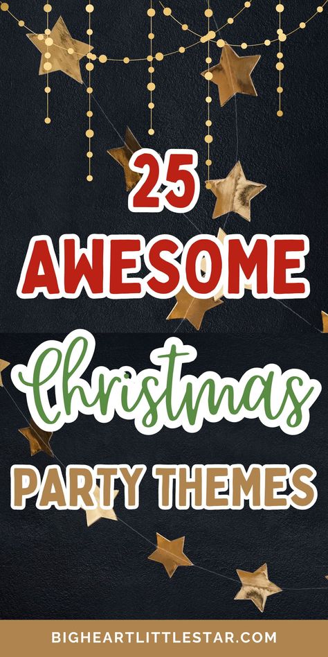 Want to host a holiday event that leaves everyone talking? These unique Christmas party themes will bring the magic of the season to life! From elegant dinners to festive games, these ideas are perfect for adults, family, and teens. Get ready to make this your best Christmas celebration ever! Christmas Party Ideas Family, Classy Christmas Party Themes, Fun Christmas Party Ideas, Christmas Party Themes For Adults, Christmas Party Planning, Christmas Party Ideas For Teens Christmas Party Ideas For Adults Elegant, Jingle Bell Themed Party, Christmas Day Theme Ideas, Swanky Christmas Party, Neighborhood Holiday Party, Christmas Theme Dinner Party, Christmas Party Food Theme Ideas, Holiday Theme Parties, Classroom Christmas Party Themes