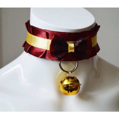 Bell Collar Choker, Pretty Chokers, Bell Choker, Circus Aesthetic, Choker Jewellery, Necklaces Choker, Body Accessories, Pet Play, Pet Spaces