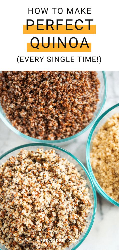 How to Make Quinoa Perfect Quinoa How To Cook, How To Make Quinoa Taste Good, How To Make Quinoa, Friday Meals, Cook Lentils, Make Quinoa, Fluffy Quinoa, Perfect Quinoa, Cook Quinoa