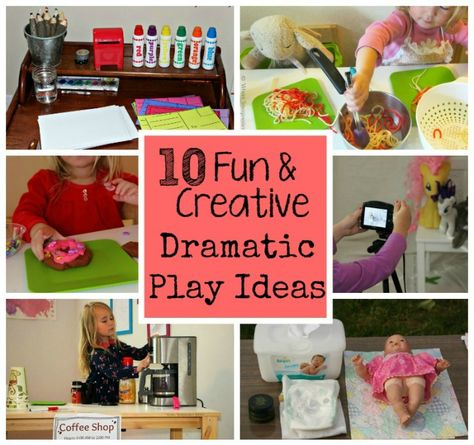 10 fun and creative dramatic play activities for kids! Turn your playroom into a fun pretend play activity for preschoolers and toddlers! Dramatic Play Ideas, Dramatic Play Activities, Dramatic Play Themes, Conscious Discipline, Diy Montessori, Dramatic Play Preschool, Dramatic Play Area, Thanksgiving Craft, Dramatic Play Centers