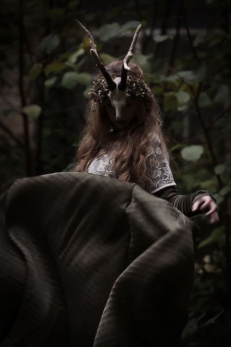 Celtic Pagan, Horned God, Yennefer Of Vengerberg, Real Monsters, Pagan Witch, Witch Aesthetic, Dark Photography, Dark Beauty, Samhain