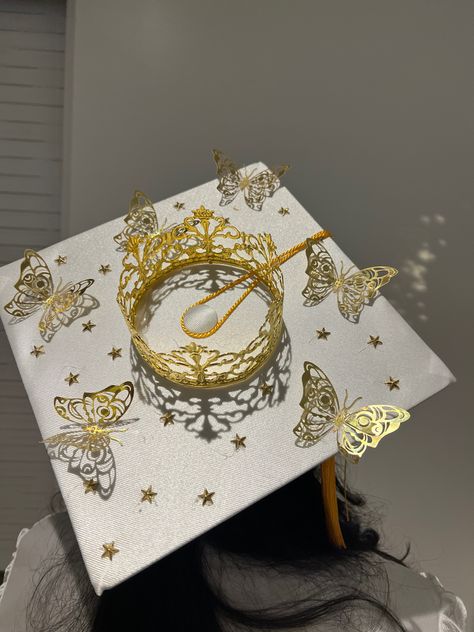 Yellow Graduation Cap, Graduation Cap Designs College, Graduation Hairstyles With Cap, Senior Graduation Quotes, Graduation Cap Decoration Diy, Custom Graduation Caps, High School Graduation Cap, College Graduation Cap Decoration, Grad Cap Designs