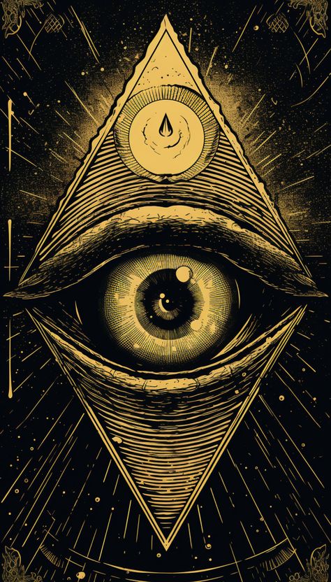 👁️ Dive into the mystique of the past with this vintage Tarot card featuring "The All-Seeing Eye"! 🕰️ Experience the ancient wisdom and esoteric symbolism of Tarot in an enchanting engraving. Let the gaze of the All-Seeing Eye guide your intuition and insight in your Tarot readings. 🔮 #TarotCards #VintageDesign #AllSeeingEye #TarotArt #Divination #AncientWisdom #Esoteric #Gravure 🌌👁️🃏 All Seeing Eye Art, The Eye Of The World, Wisdom Symbol, Psychic Eye, Tarot Card Artwork, Vintage Tarot Cards, Esoteric Symbols, Alchemy Art, Vintage Tarot