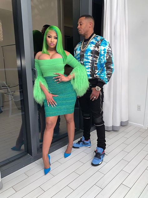 Who Is Kenneth Petty? 5 Things to Know About Pregnant Nicki Minaj’s Husband | Nicki Minaj’s Barbz have gotten to know her husband, Kenneth Petty, quite well since the couple went public with their romance in December 2018.  Petty, 42, has joined Minaj, 37, at various events, including New York Fashion Week, in addition to appearing in her music videos, joining her Apple Music show, Queen Radio, and even being featured on her “Yikes” single cover art Nicki Minaj Pregnant, Kenneth Petty, Nicki Minaj Lyrics, Nicki Minaj Outfits, Nicki Minaj Barbie, Football Fashion, Barbie And Ken, Nicki Minaj, Fashion Killa