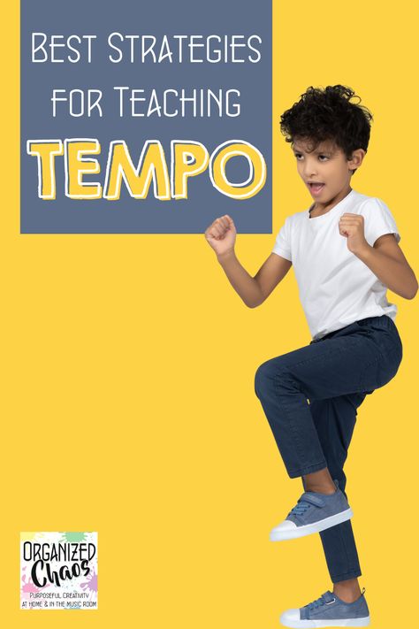 One of the fundamental aspects of music that students need to explore in general elementary music is tempo, but it can be difficult to come up with different lesson ideas to keep students engaged while giving them the practice they need. Today I want to share some of my most effective strategies and lesson ideas for teaching tempo, no matter what grade level or specific aspect of tempo I'm working with. Music Anchor Charts, Tempo Music Lesson, Tempo Music, Music Lesson Plan, Tempo Lessons Elementary Music, Elementary Choir, Music Teaching Resources, Music Lessons For Kids, Elementary Music Lessons