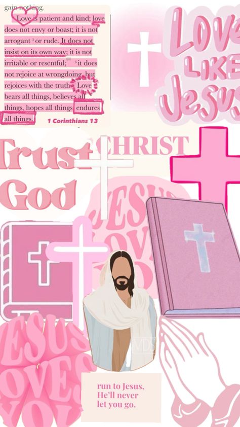 Wallpaper Of God, Christians Wallpapers Aesthetic, Wallpaper Iphone Christian Wallpapers, Cute Christian Backgrounds For Iphone Pink, Pink Jesus Wallpaper, Jesus Wallpaper Pink, Girly Godly Wallpaper, Jesus Wallpaper Iphone, Christain Girl Wallpaper Aesthetic