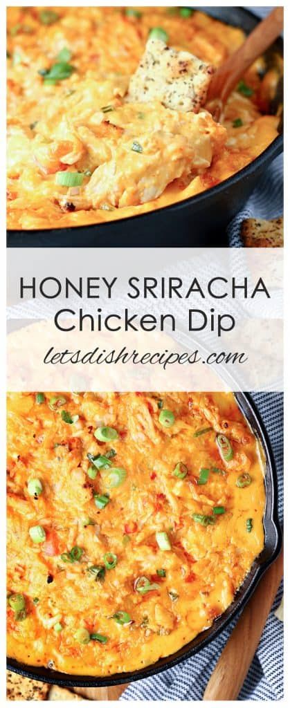 Spicy Chicken Dip, Appetizers Chicken, Honey Sriracha Chicken, Crockpot Appetizers, Chicken Dip Recipe, Sriracha Chicken, Sweet And Spicy Chicken, Chicken Dip, Chicken Dips