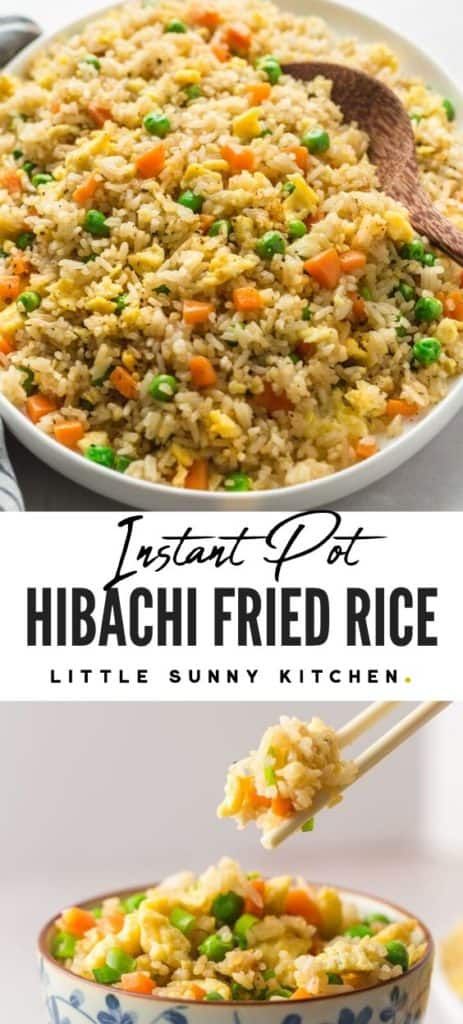 Instant Pot Fried Rice, Rice In Instant Pot, Hibachi Restaurant, Sunny Kitchen, Cooking Jasmine Rice, Making Fried Rice, Vegetarian Instant Pot, Arroz Frito, Best Instant Pot Recipe