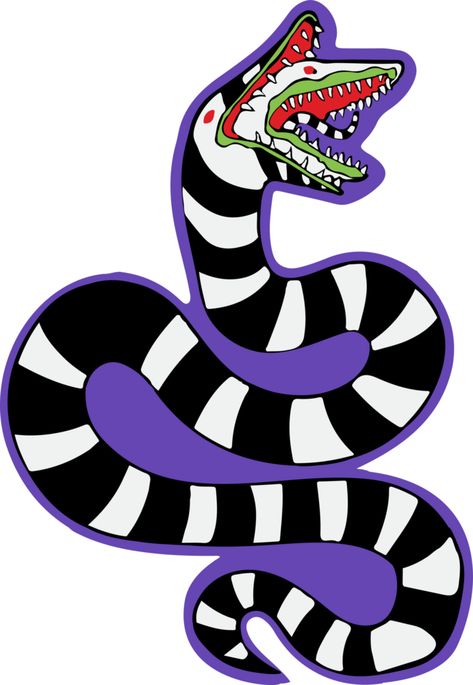 Beetlejuice Free Printables, Beetlejuice Sandworm Drawing, Sand Snake Beetlejuice, Beetlejuice Clipart, Beetle Juice Snake, Sand Worm Beetlejuice, Beetle Juice Sandworm, Beetlejuice Silhouette, Beetlejuice Icon