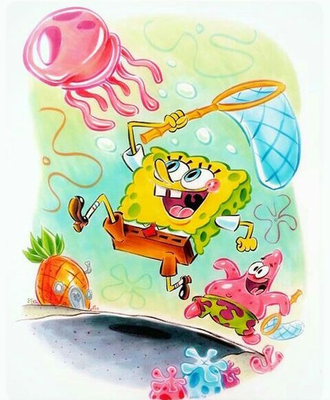 Spongebob Art Painting, Spongebob Friends, Spongebob Drawings, Spongebob Square, Pineapple Under The Sea, Underwater City, Diy Mosaic, Disney Pop, Spongebob Wallpaper