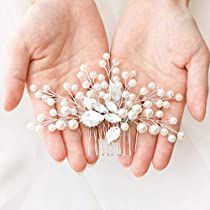 Check this out on Amazon Updo For Bride, Hair Accessories For Brides, Pearl Wedding Hair, Crystal Headpiece Wedding, Decorative Hair Combs, Bridesmaid Colors, Boho Wedding Hair, Wedding Hair Comb, Bride Hair Accessories