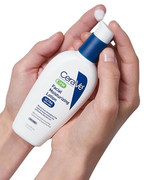 CeraVe PM Facial Moisturizing Lotion Moisturizer For Face, Summer 2025, Moisturizing Lotion, Oil Free Moisturizers, Moisturizing Lotions, Spf Sunscreen, Night Cream, Skin Care Essentials, Face Moisturizer