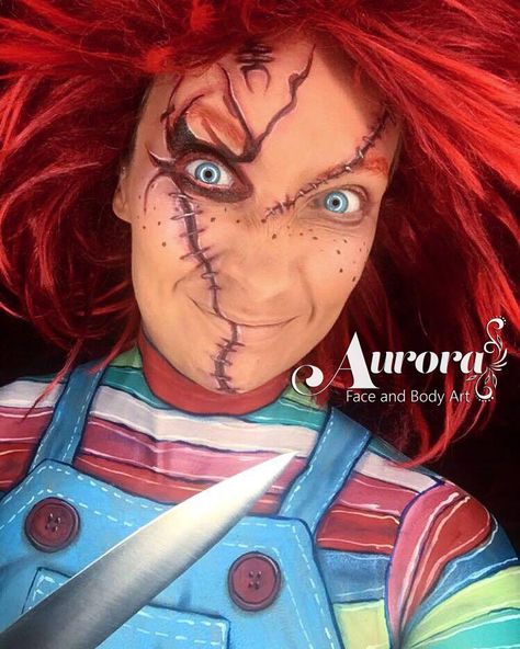 Chucky Face Body Paint Halloween Ideas Inspiration Chucky Face Paint, Chucky Face, Paint Halloween, Halloween Ideas, Body Painting, Face And Body, Art Boards, Face Paint, Body Art