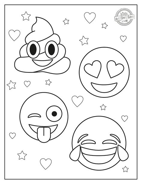 Smiley Face Coloring Page Free Printable, Emoji Coloring Pages Free Printable, Excited Emoji, Emoji Flower, Pj Masks Coloring Pages, Emoji Coloring Pages, Tufting Diy, Free Emoji, Diy Bunny