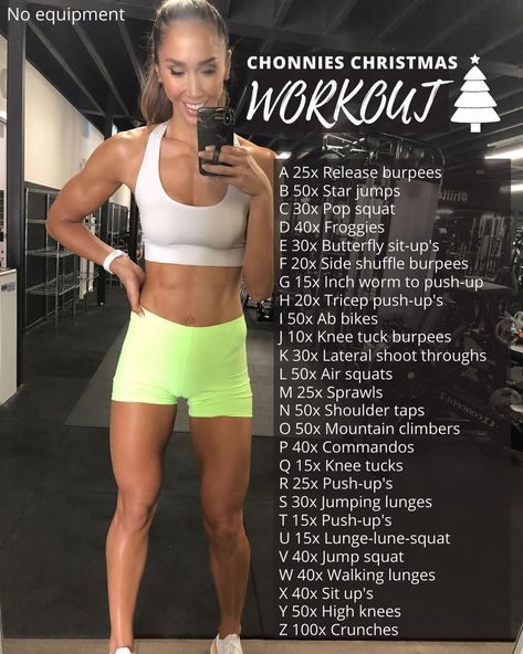 CHONTEL DUNCAN on Instagram: “Alright, here we go.. No equipment “Christmas” workout!!!! Comment your workout below 😂🙈 Mine is: CHONTEL DUNCAN 30x pop squats 20x…” Pop Squats, Themed Workouts, Chontel Duncan, Star Jumps, Home Routine, Christmas Workout, Hiit Cardio Workouts, Fitness Videos, Cardio Workouts