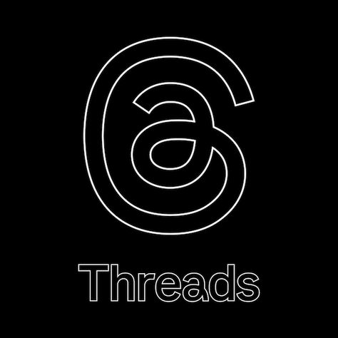 Threads logo vector eps svg ai free down... | Premium Vector #Freepik #vector #threads #threads-logo #logo-threads #threads-logo-black Threads Logo, Threads App, Threads Instagram, Whiskey Label, Medical Logo, Elegant Branding, Logo Bundle, Unique Logo Design, Creative Graphic Design