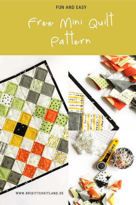 Scrappy Mini Quilts, Mini Charm Pack Quilts, Mini Charm Pack Quilt Patterns Free, Mini Charm Pack Projects Free Pattern, Mini Quilt Patterns Free, Free Mini Quilt Patterns, Mini Quilts Patterns Free, Miniature Quilts Patterns Free, Mini Charm Pack Projects