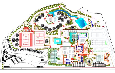 Resort Project detail view dwg file - Cadbull Star Cafe, Hotel Floor Plan, Kerala House, Hotel Floor, Kerala House Design, Kerala Houses, Hotel Building, Drawing Block, Construction Plan