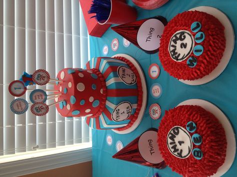 Thing 1 And Thing 2 Cake Ideas, Thing 1 And Thing 2 Twin Birthday, Thing One And Thing Two Birthday Cake, Thing 1 Thing 2 Cake Ideas, Thing 1 Thing 2 Birthday Party, Thing One Thing Two Baby Shower Ideas, Thing 1 And Thing 2 Birthday Cake, Thing One Thing Two Birthday Party, Thing 1 And Thing 2 Birthday