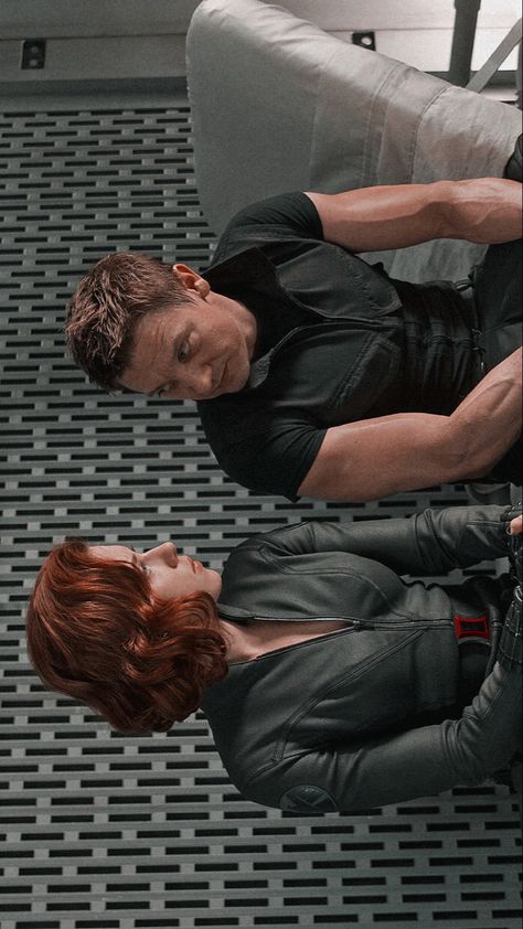 Marvel Cute Wallpaper, Natasha Romanoff And Clint Barton, Nat And Clint, Marvel Wallpaper Aesthetic, Natasha And Clint, Avengers Lockscreen, Marvel Duos, Marvel Lockscreen, Marvel Collage