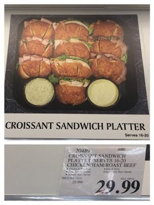 Celebrate Graduations with Costco! – The Costco Connoisseur Costco Sandwich Platter, Costco Sheet Cake, Meat Cheese Platters, Beef Ham, Costco Deals, Sandwich Platter, Croissant Sandwich, Chicken Ham, Vegetable Platter