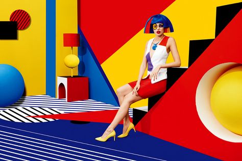 Jessica Walsh on Behance Diy Bed Frame Easy, Jessica Walsh, Sagmeister And Walsh, Stefan Sagmeister, Pop Art Fashion, Diy Bed Frame, Memphis Design, Pop Art Painting, Easy Diy Crafts