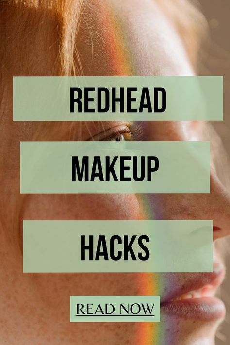 RedHead Makeup Hacks & Tips Strawberry Blonde Makeup, Silly Sentences, Redhead Makeup, Blonde Makeup, Beauty Gift Guide, Makeup For Blondes, Beauty Gadgets, Makeup Hacks, Haircuts For Long Hair