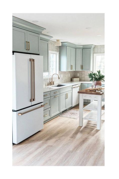 Kitchen Appliance Packages | Cafe Appliances Cafe Appliances Kitchen, Ge Cafe Kitchen, Cafe Appliances, Light Green Kitchen, Ge Cafe, White Kitchen Appliances, Refrigerator Accessories, Cooking Range, Countertop Oven