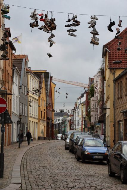 Flensburg Germany, Pictures Of Germany, Northern Germany, Harbour Town, German Heritage, Hanging Shoes, Frankfurt Germany, Romantic City, Summer Trip