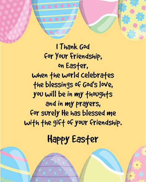 Happy Easter Sister Quotes, Easter Blessings Quotes Families, Easter Blessings Quotes Friends, Easter Blessings Images, Easter Prayers Quotes, Easter Week Quotes, Happy Easter Quotes Friends, Easter Blessings Quotes Faith, Happy Easter My Friend