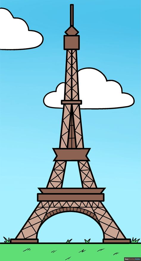 How to Draw the Eiffel Tower Featured Image Eiffel Tower Draw, Paris Drawing Easy, Tower Drawing Easy, Towers Drawing, Eiffel Tower Drawing Easy, Evil Tower, Eiffel Tower Drawing, Tower Drawing, Eiffel Tower Pictures