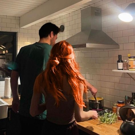 Read Hair Aesthetic, Aiden And Cassie The Nanny, Heartless Elsie Silver Book, Red Hair Couple Aesthetic, Elsie Silver Heartless, Heartless Book Aesthetic Elsie Silver, Heartless Aesthetic Elsie Silver, Red Head And Brunette Couple, Heartless Elsie Silver Aesthetic