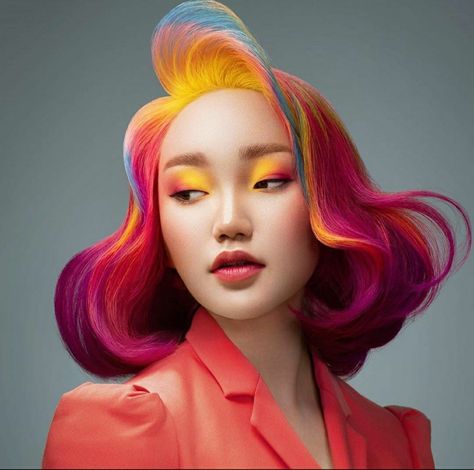 Colorful Hair, Makeup Looks, A Woman, Orange, Makeup, Red, Hair, On Instagram, Instagram