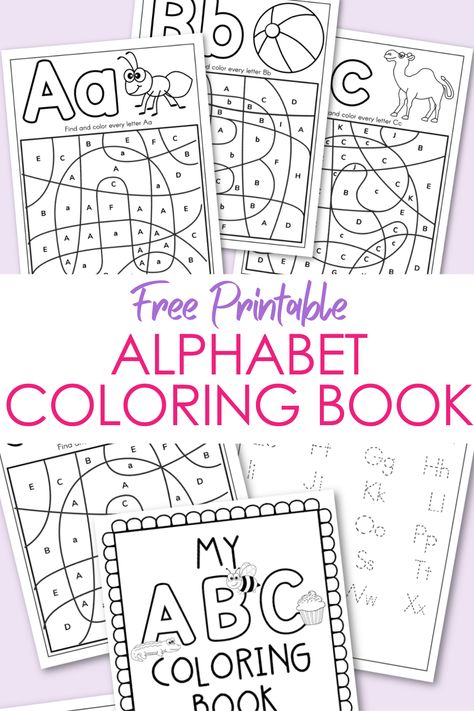 Letter A Pre K Activities, Color By Alphabet Free Printable, Color By Alphabet Letter Worksheets, Alphabet Poems Free Printables, Alphabet Arch Activities, Letter Puzzles Free Printable, Alphabet Coloring Page, Color By Letter Preschool, Color Letters Alphabet Free Printable