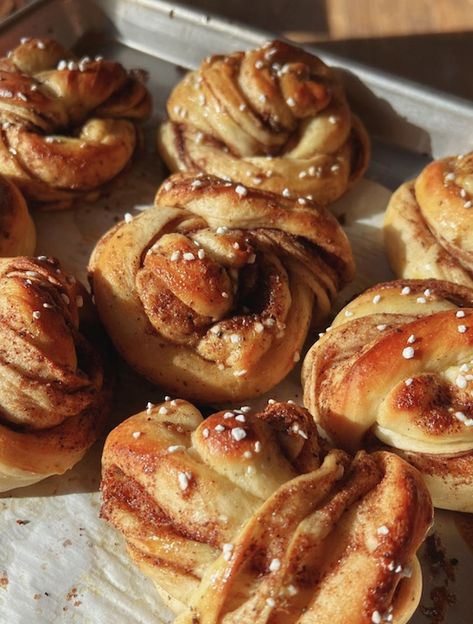 Pillowy Swedish cinnamon rolls using the tangzhong technique — Stephan Ango Tangzhong Challah, Tangzhong Cinnamon Rolls, Tangzhong Sourdough Bread, Cinnamon Rolls Swedish, Swedish Cinnamon Rolls, Gaston’s Cinnamon Rolls, Tangzhong Method, 3 Cookies, Cinnamon Twists