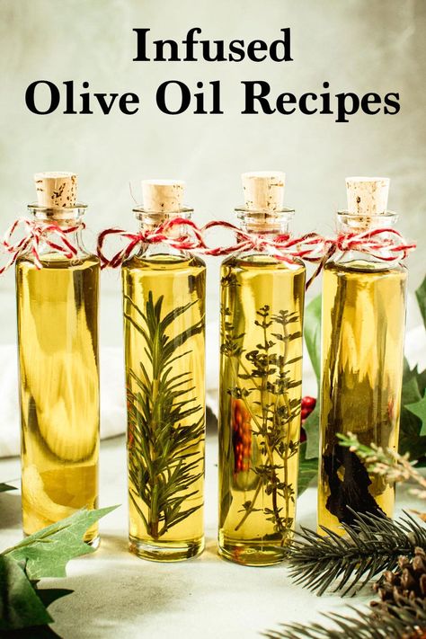 Garlic And Onion Infused Oil, Homemade Cooking Oils, Rosemary Garlic Olive Oil, Garlic Herb Infused Olive Oil, Homemade Infused Oils, Flavored Oils And Vinegars, Herb Infused Olive Oil Recipes, Olive Oil Flavors, Infused Sea Salt Recipes