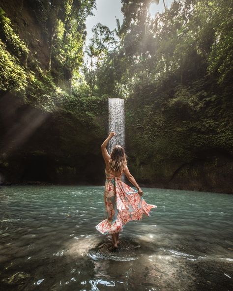 Instagram Spots in Bali + Tips for Shooting on Vacation | Charmed by Camille Bali Travel Photography, Bali Waterfalls, Bali Baby, Earth World, The Planet Earth, Bali Vacation, Instagram Locations, Bali Travel Guide, Adventure Travel Explore