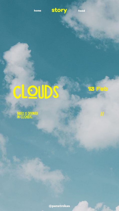 Calm Typography, Cloud Typography, Picture Mood, Cloud Logo, Logo Mood Board, Cloud Illustration, Lash Studio, Summer Series, Sight Seeing