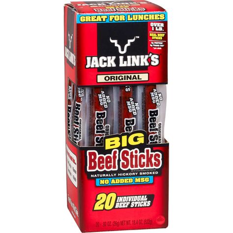 1 Beef Jerky Sticks, Beef Stick, Jack Links, Turkey Jerky, Beef Sticks, Dried Food, Meat Snacks, Appliance Packages, Beef Jerky