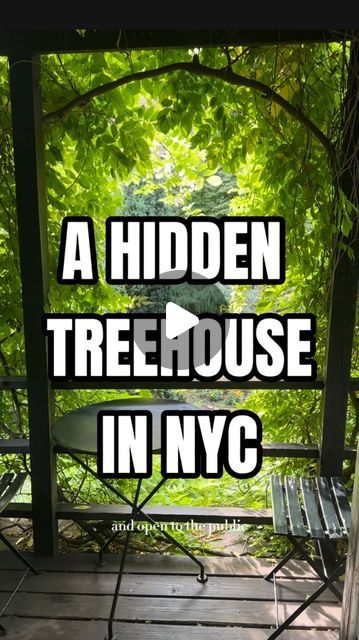 Jeffrey Harnish on Instagram: "A Hidden Treehouse in NYC #nyc #visitnyc #travel #nybucketlist #NewYork" Hidden Treehouse, Stuff To Do In Nyc, Places In New York City, Nyc Spots, Nyc Places, Nyc Eats, Nyc Tours, New York City Vacation, Nyc Baby