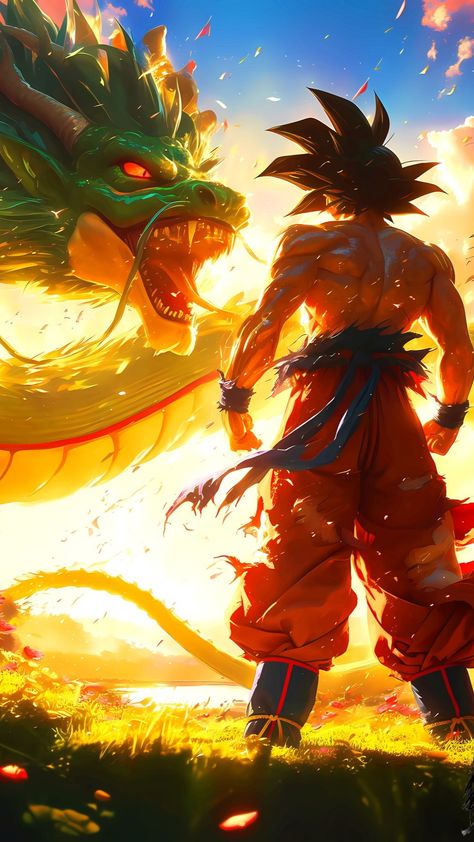 【GOKU】 ⁀➷ Wallpaper ✪ Goku Wallpaper Iphone 4k, Son Goku Wallpapers, Goku With Dragon, Goku Wallpaper Hd 4k, Goku And Dragon, Dragon Ball Z Wallpapers, Dragon Ball Z Art, Goku Wallpaper Iphone, Dragonball Wallpaper