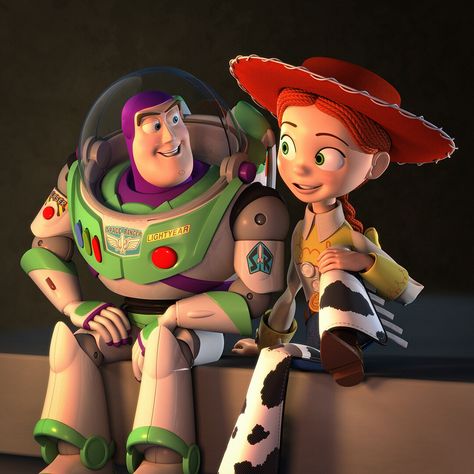 Buzz And Jessie, Toy Story Pictures, Jessie And Buzz, Toy Story Halloween, Dibujos Toy Story, Disney Romance, Jessie Toy Story, Toy Story Theme, No Surprises