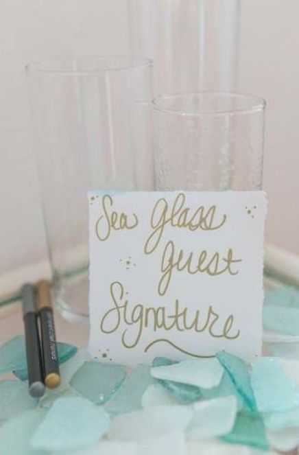 Beach Bridal Shower Ideas, Beach Bridal Shower Favors, Luau Bridal Shower, Beach Wedding Guest Book, Wedding Guest Book Ideas, Wedding Ceremony Invitations, Nautical Bridal Showers, Guest Book Ideas, Hindu Wedding Ceremony