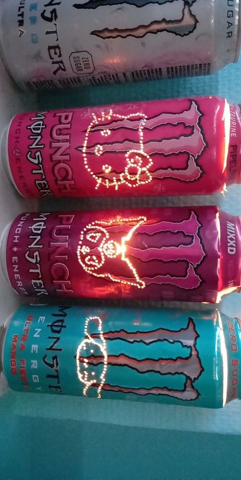 Monster Cans Diy, Diy Hello Kitty, Monster Craft, Monster Crafts, Monster Energy Drink, Paper Craft Ideas, Fun Easy Crafts, Diy Crafts To Do, Hello Kitty Items